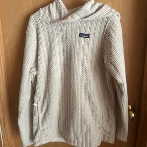 Patagonia Women's Textured Cream Turtleneck Sweater